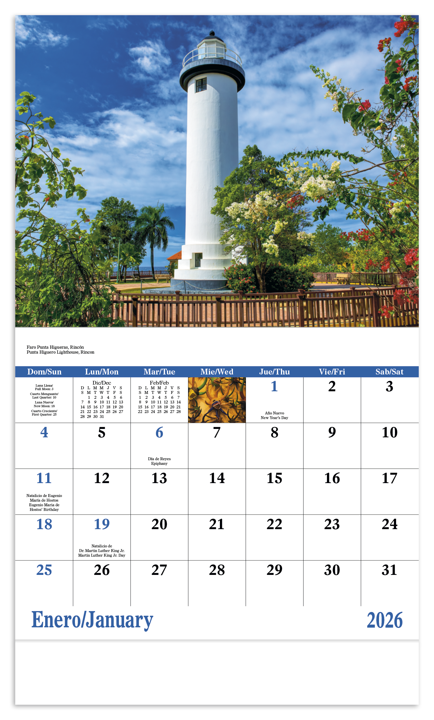 Good Value™ Puerto Rico - Stapled Calendar 43