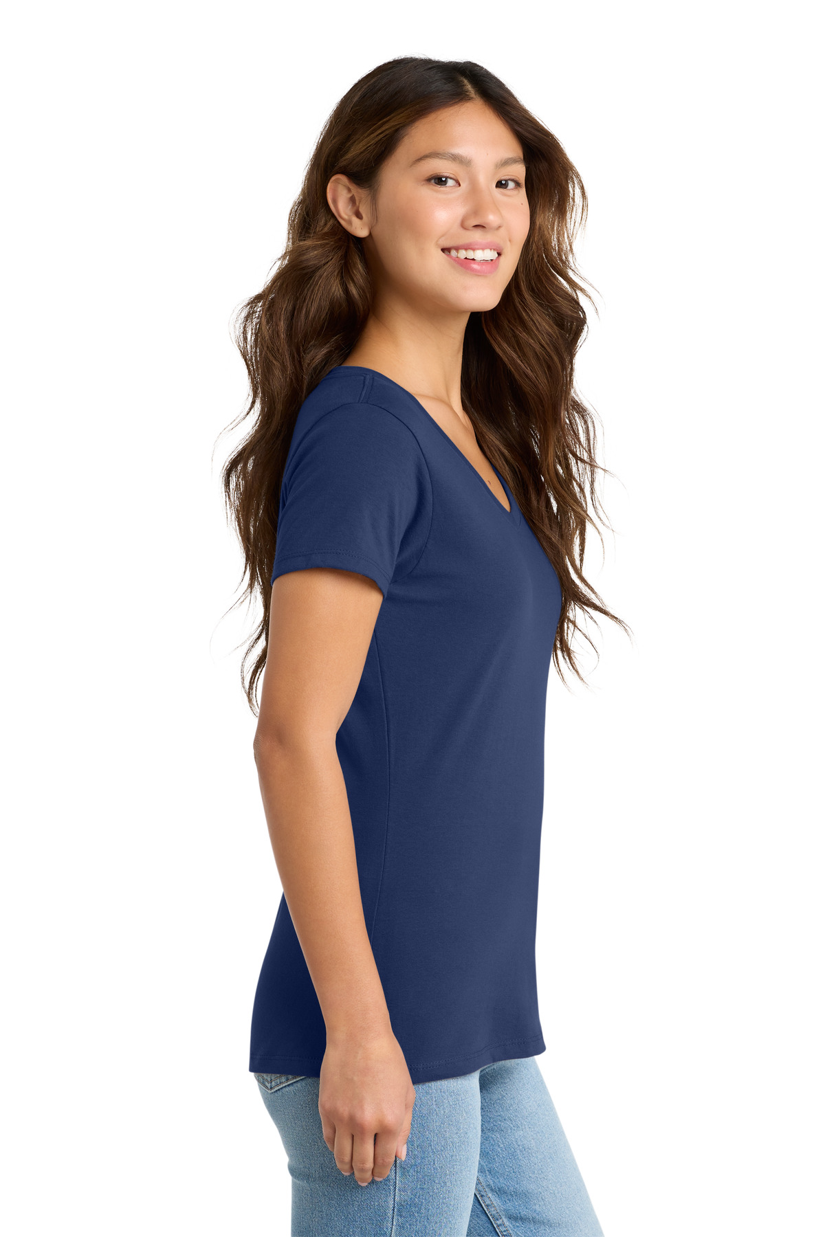 Port & Co Women's Fan Favorite V-Neck Tee. LPC450V 165