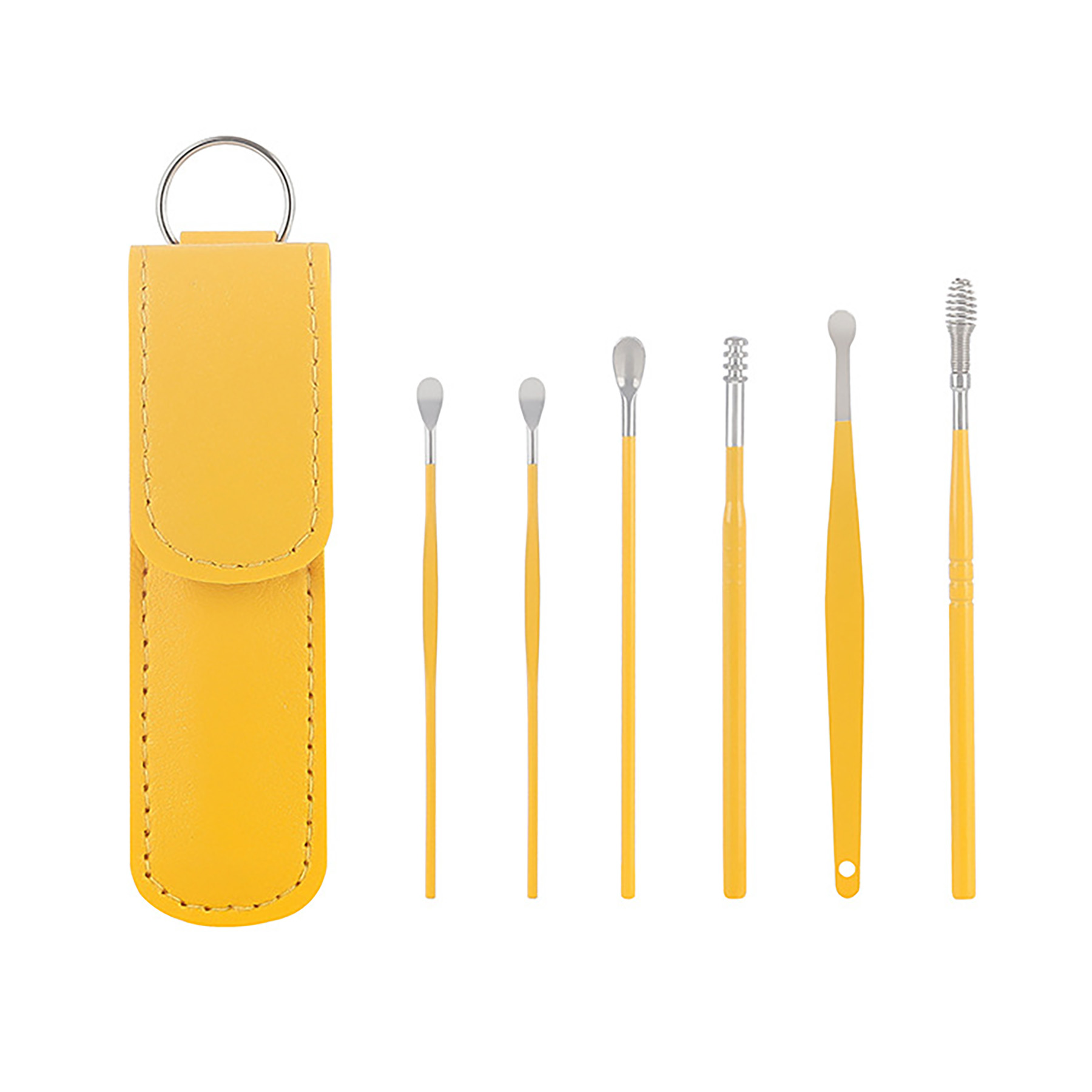 Stainless Steel Ear Spoon Cleaning Tool Six Piece Set 4