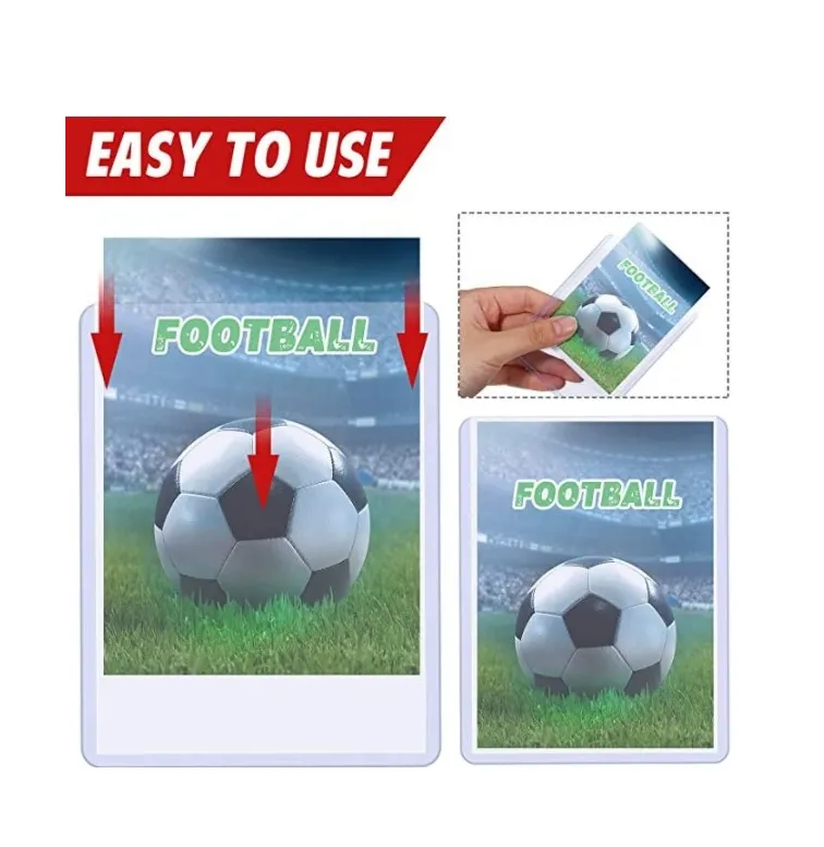 PVC Hard Plastic Card Sleeves Holder 8