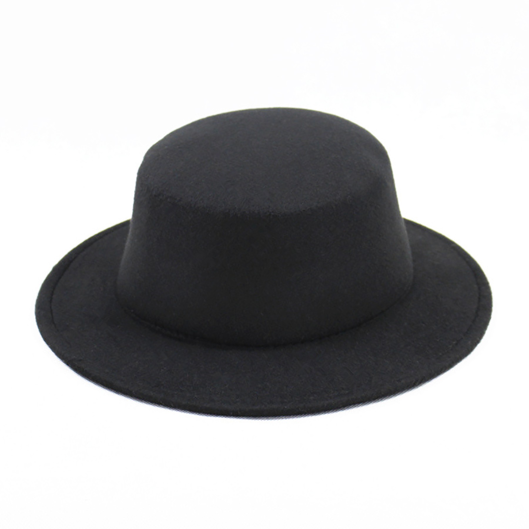 Fedora Hat Brim Flat 3