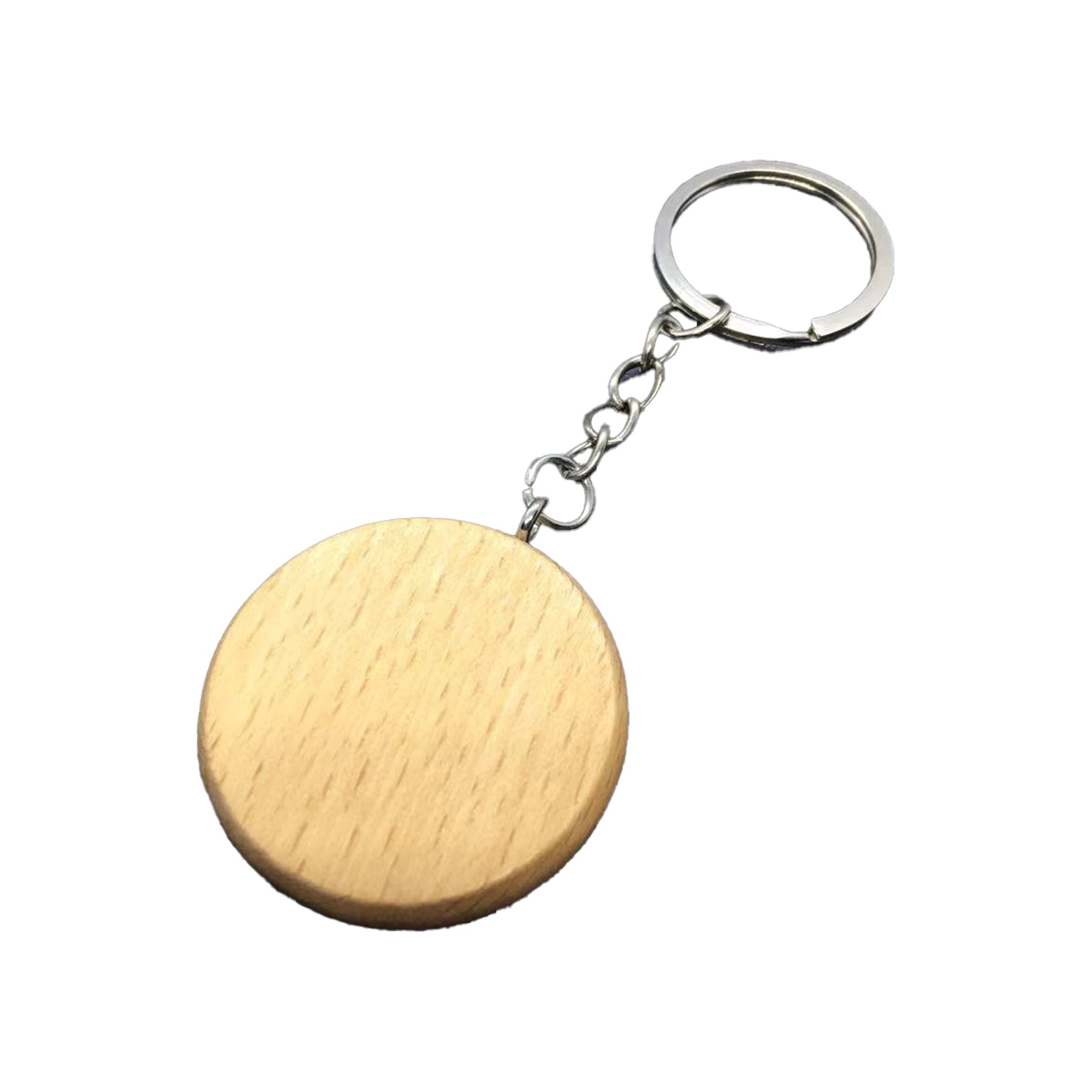 Laser Engraved Wooden Key Chain 4