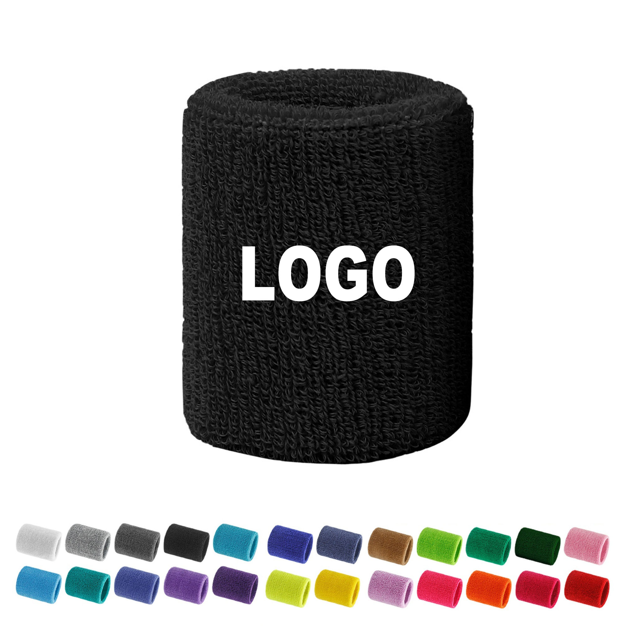 Multicolor Sports Sweat Absorbing Wristband 2