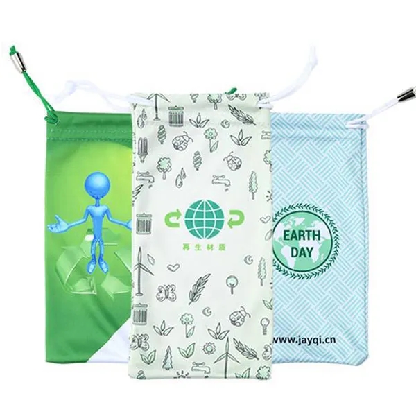 Microfibre Drawstring Sunglasses RPET Pouch 7