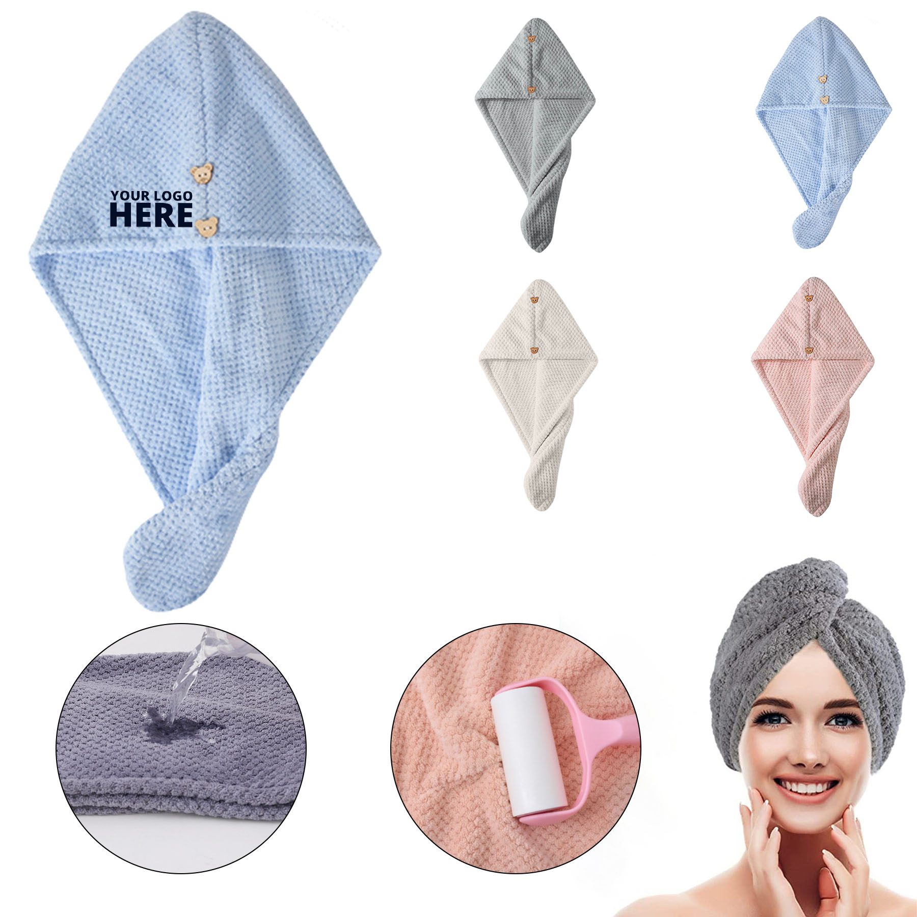 Microfiber Hair Wrap 1