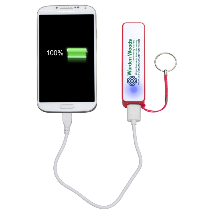 "In Charge" PB200 UL Listed 2200 mAh Portable Lithium Ion Power Bank Charger PB100 (Spot Color) 3