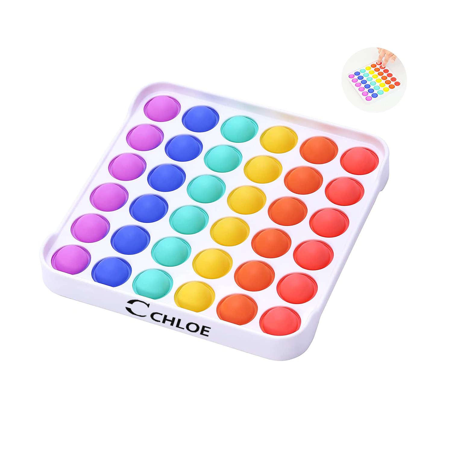 Square Push Bubble Sensory Fidget Toy 3