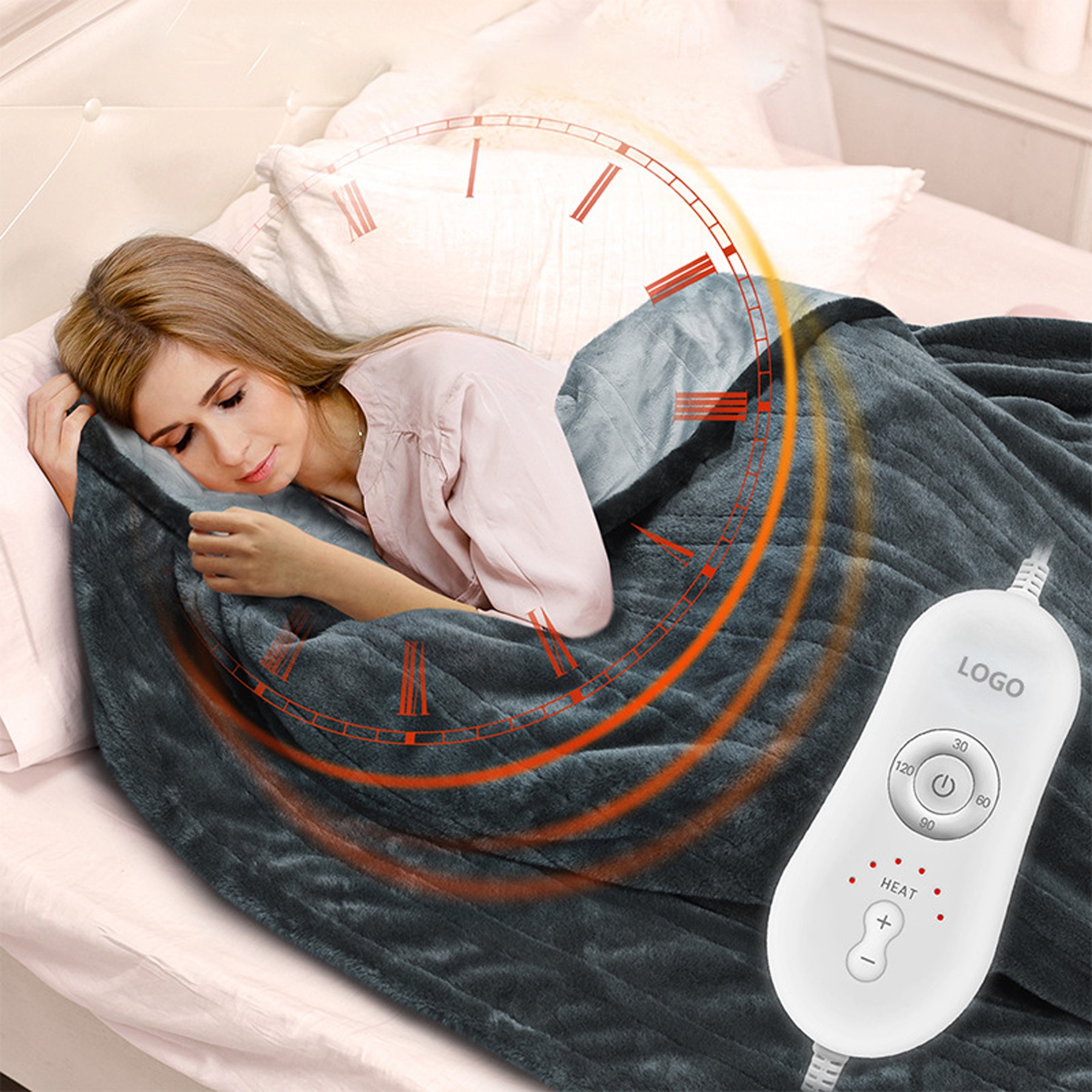 Heated Blanket Electric Throw 3