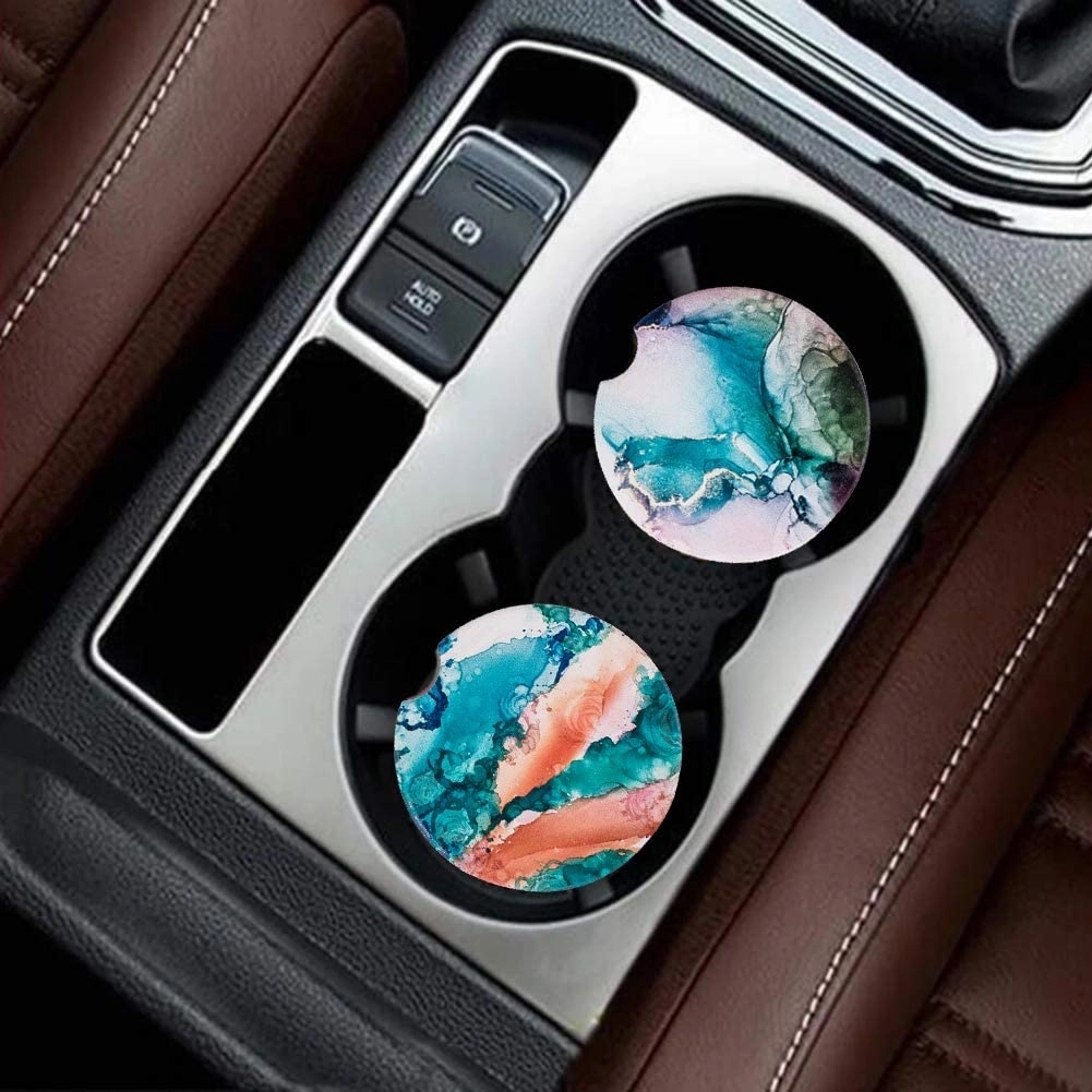 Ceramic Car Holder Coasters With Finger 2