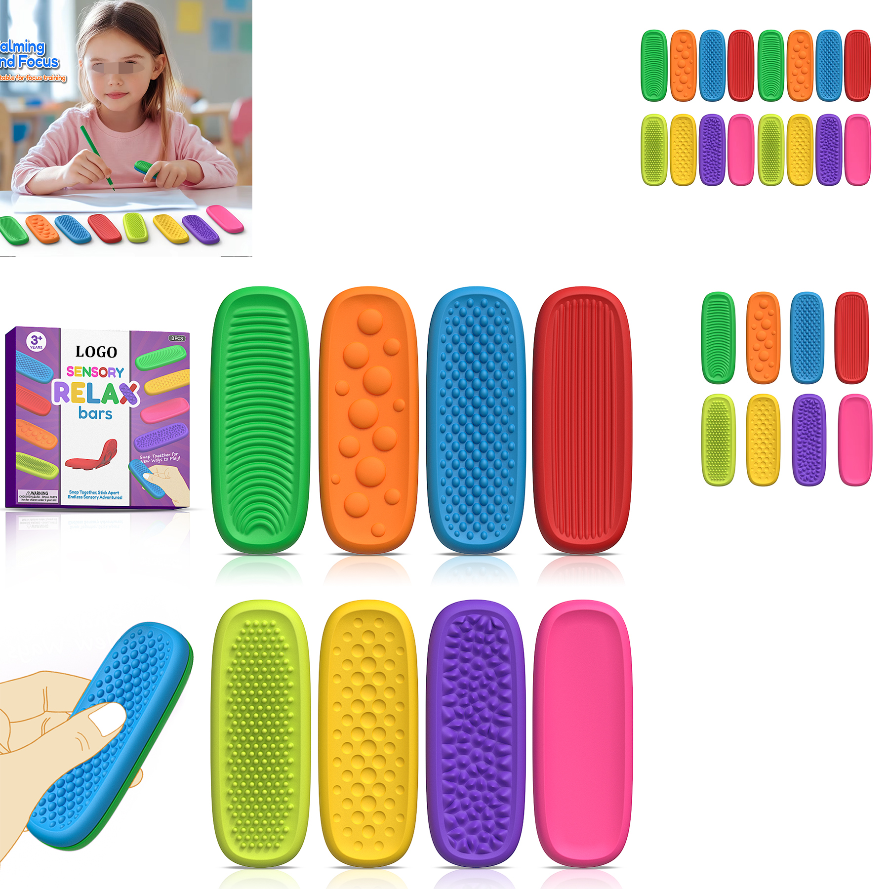 Anxiety Relief Sensory Fidget Magnet Toys 5