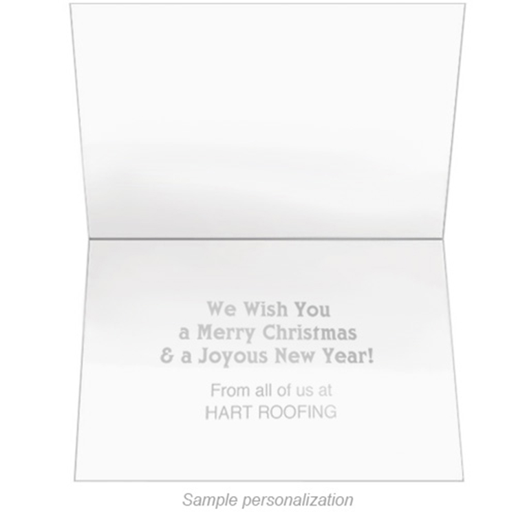 Premium Red Berry Branches Holiday Greeting Card 2