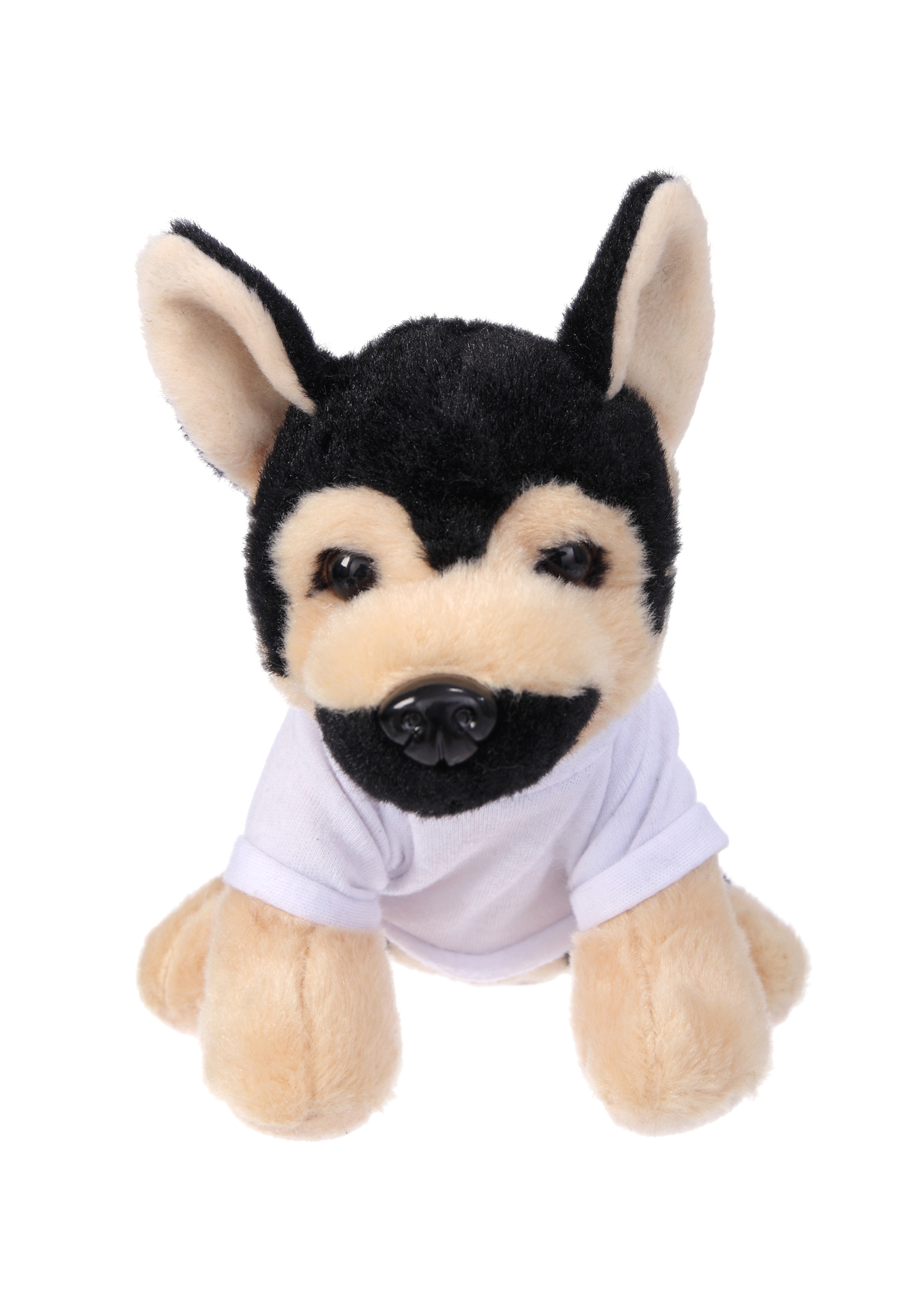 Soft Plush Sitting German Shepherd wearing a T-Shirt 40
