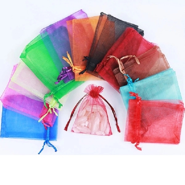 Jewelry Pouches with Drawstring String Organza Bags 2