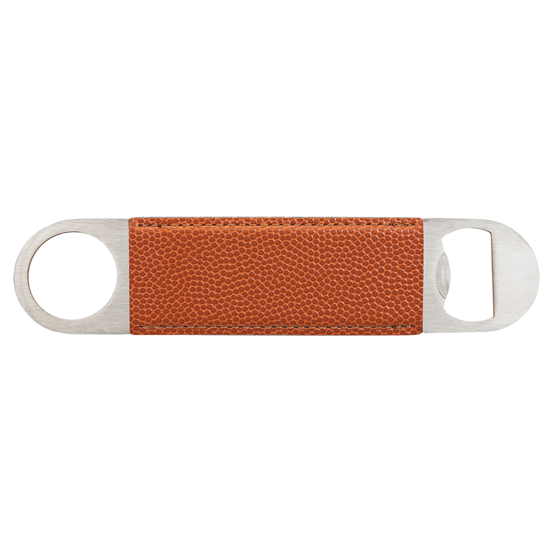 1 1/2" x 7" Basketball Leatherette Bottle Opener 2