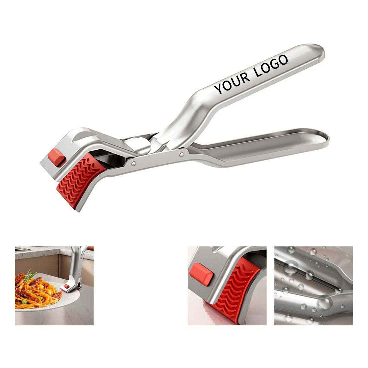 Durable Kitchen Tongs with Heat Resistant Handle 2