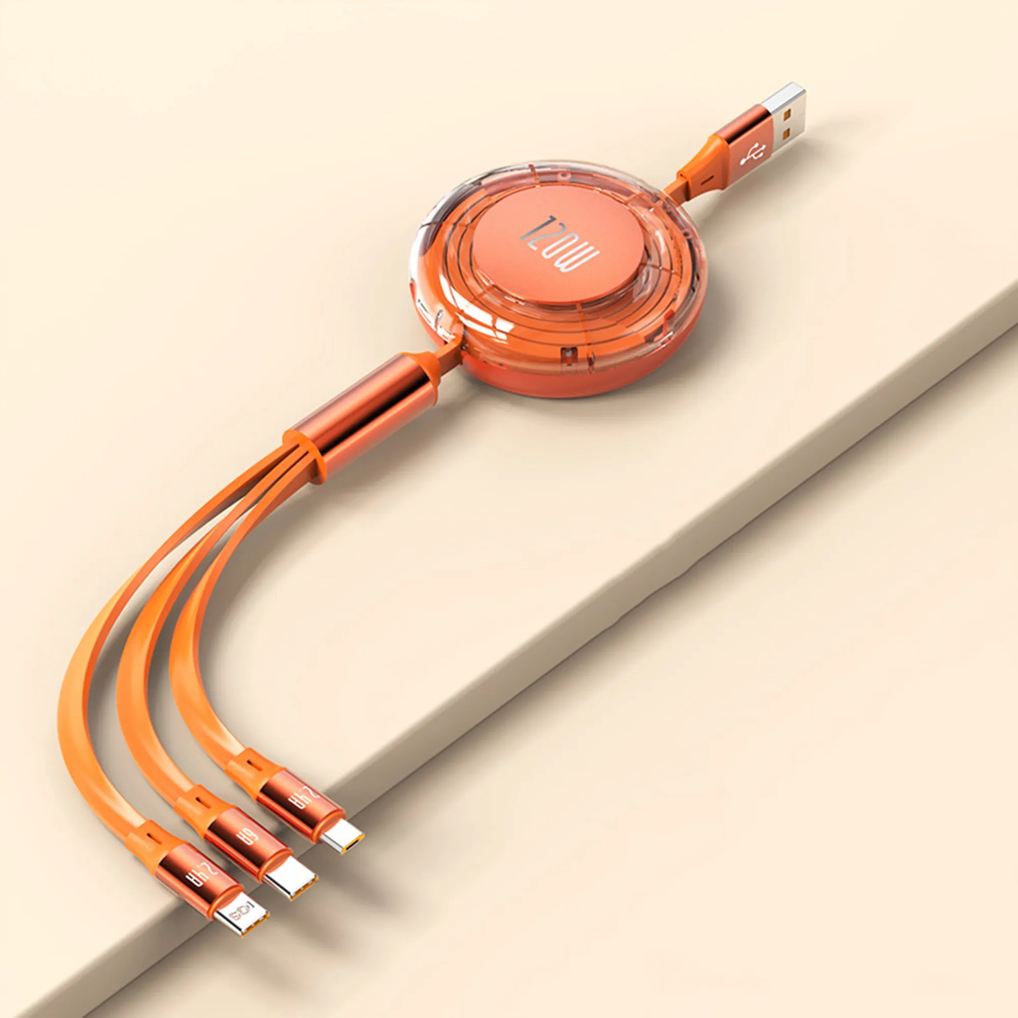 Custom Logo 120W 3-in-1 Cable 3