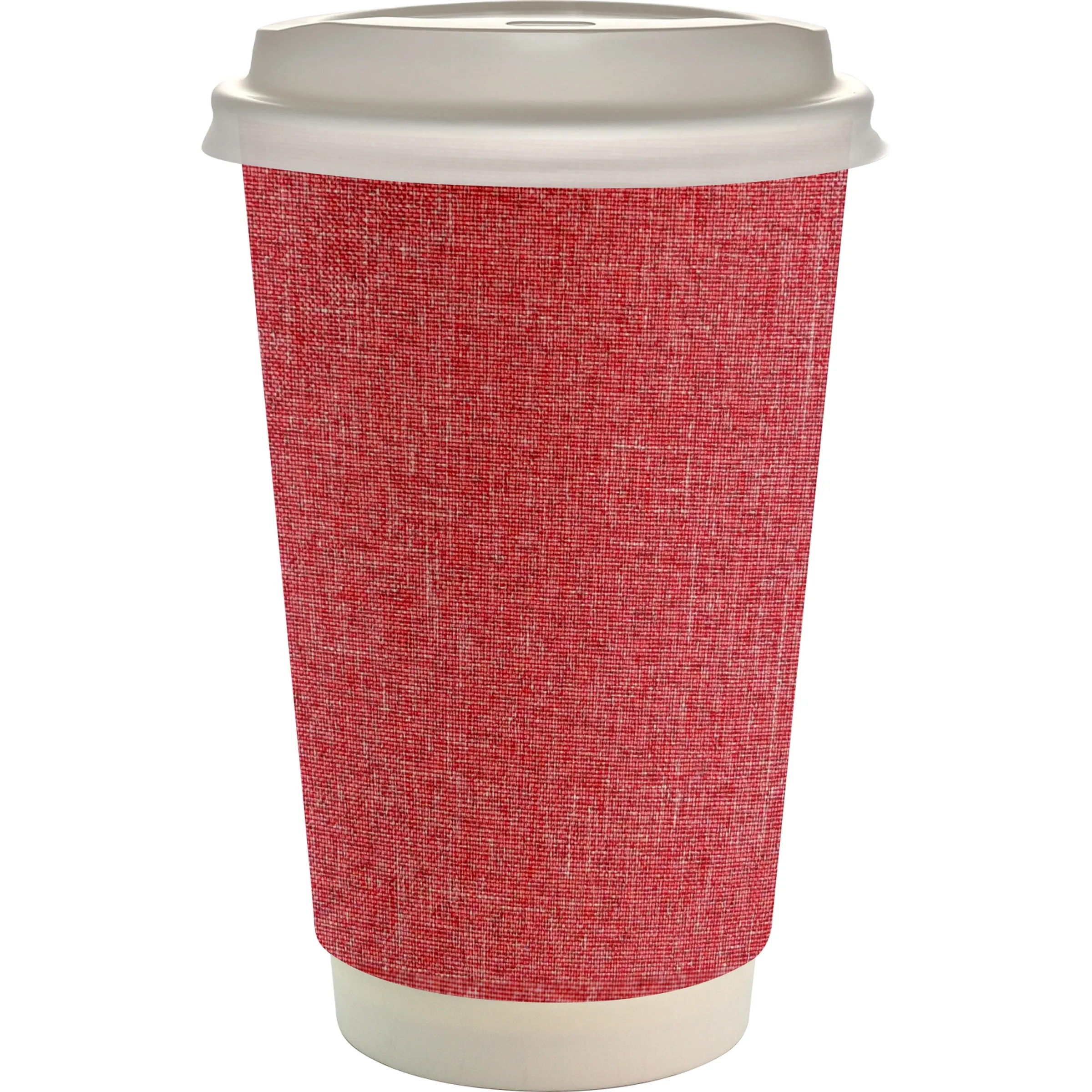 16 oz. Full Color Ridge Paper Cup With Lid 8