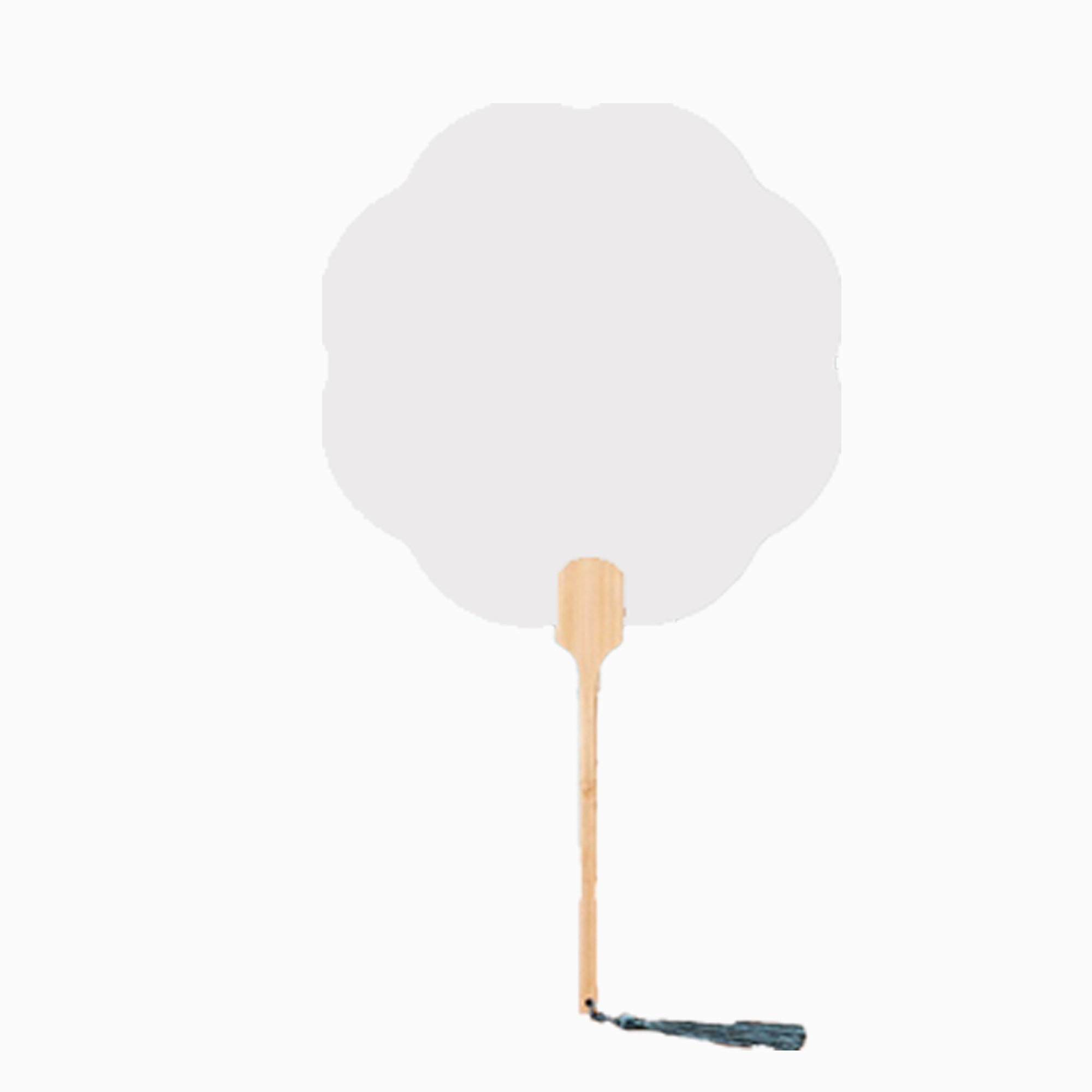 Artistic Lacquer Fan with Blank Canvas 9