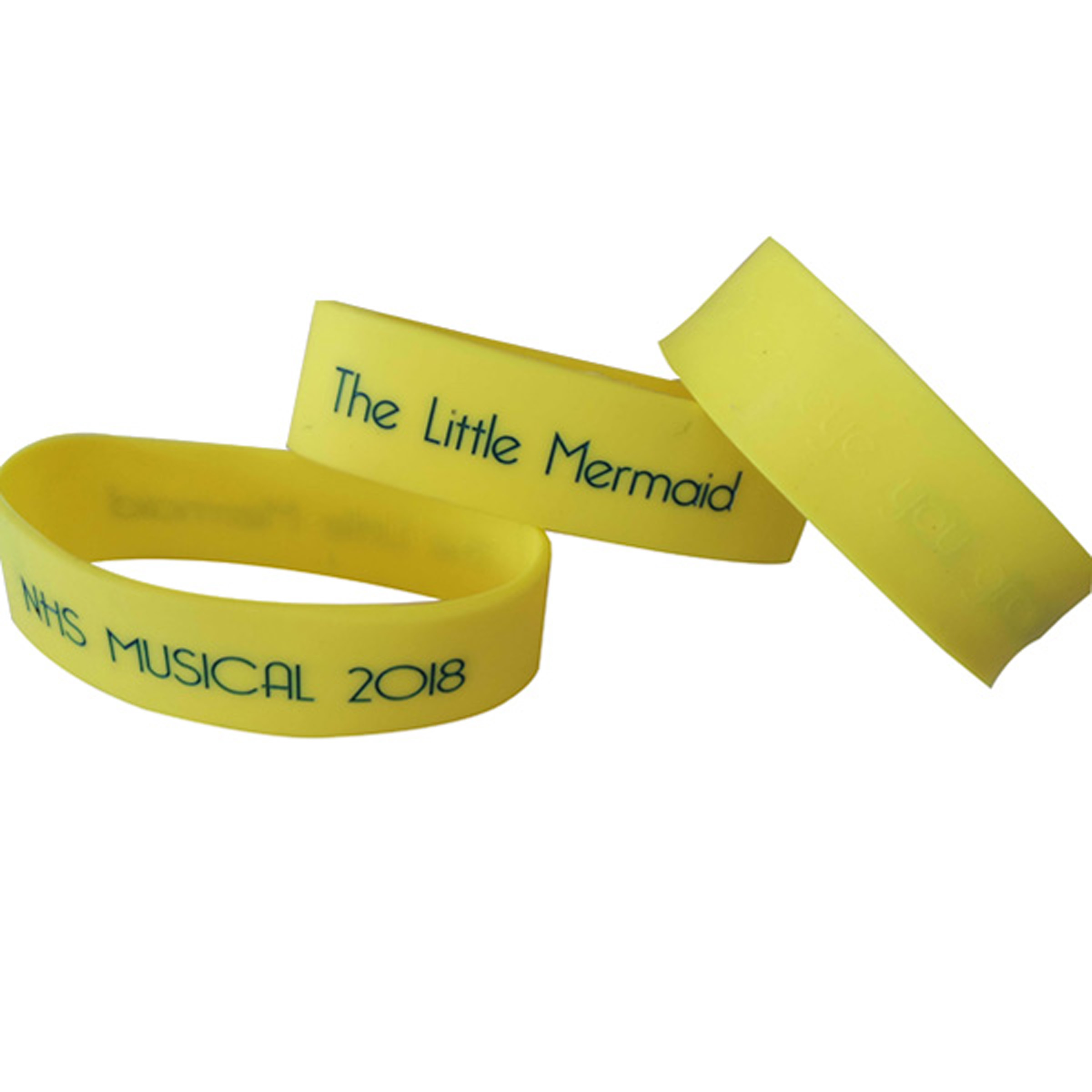 Deboss-Fill Silicone Wristbands 26