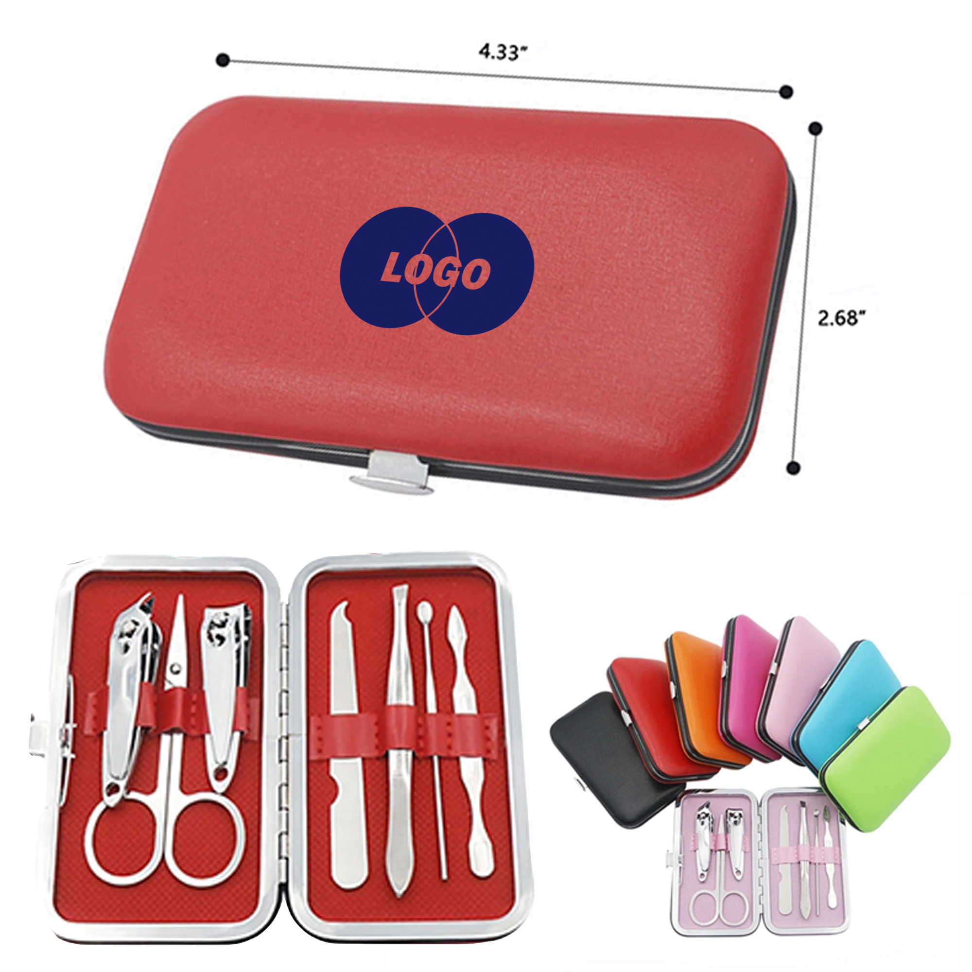 Portable Stainless Steel Nail Scissors Manicure Set 1