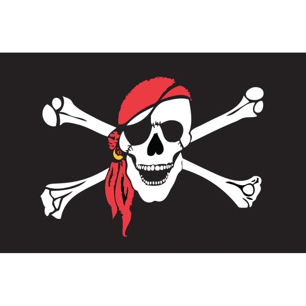 One Eyed Jack Motorcycle Flag 2