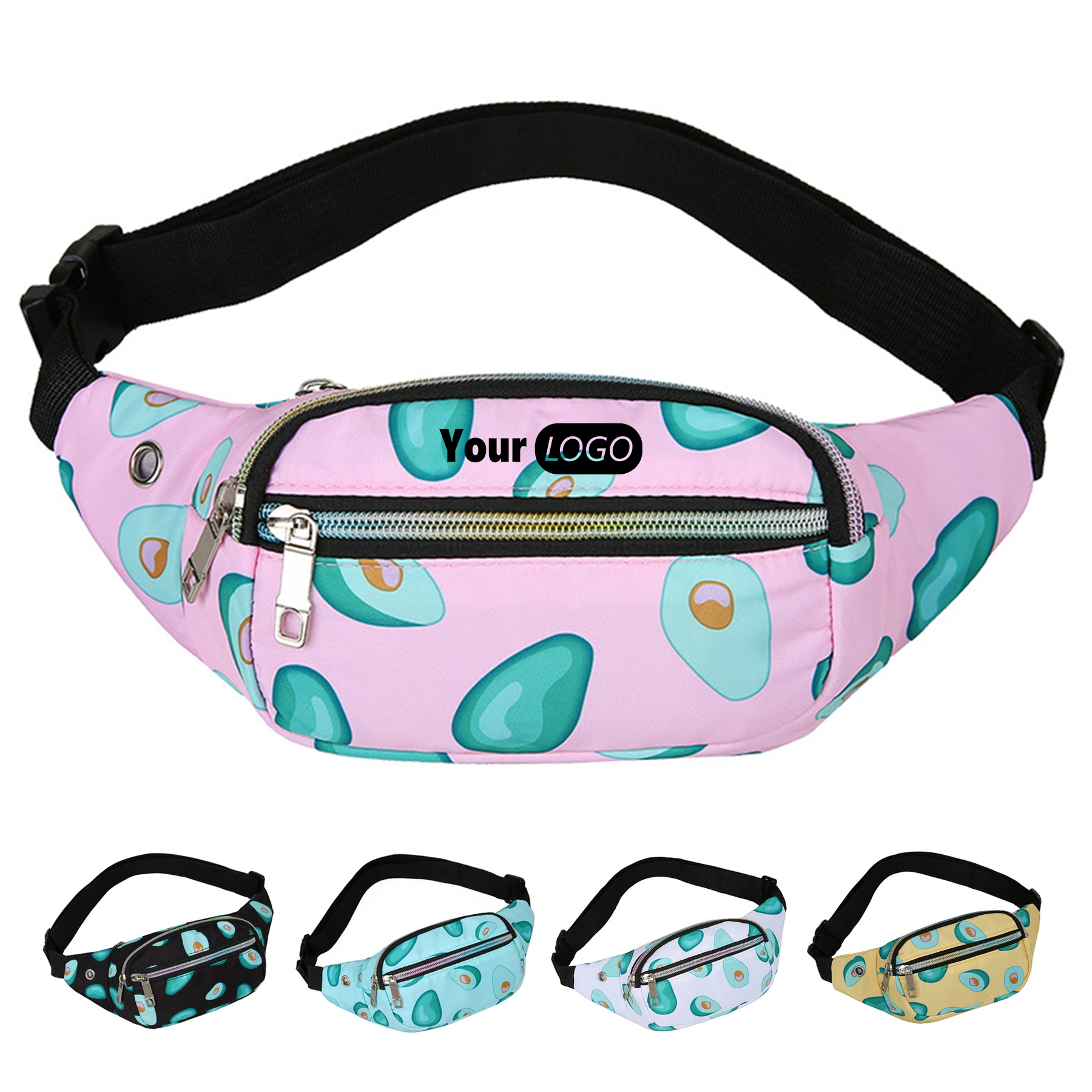 Nylon Crossbody Waist Funny Pack Adjustable  Large Capacity 7