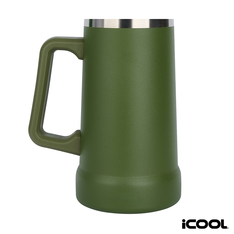 iCOOL® Breckenridge 24 oz. Double Wall Stainless Steel Beer Stein 15