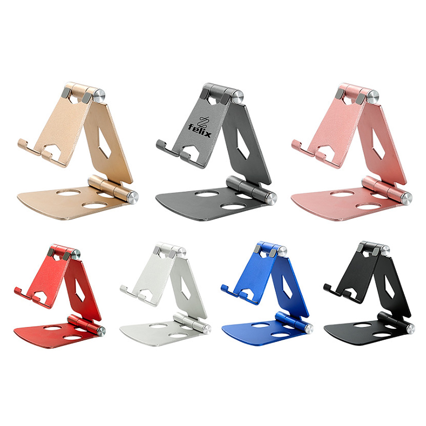 Adjustable Phone Holder Aluminum Foldable Desktop Cradle Dock 1