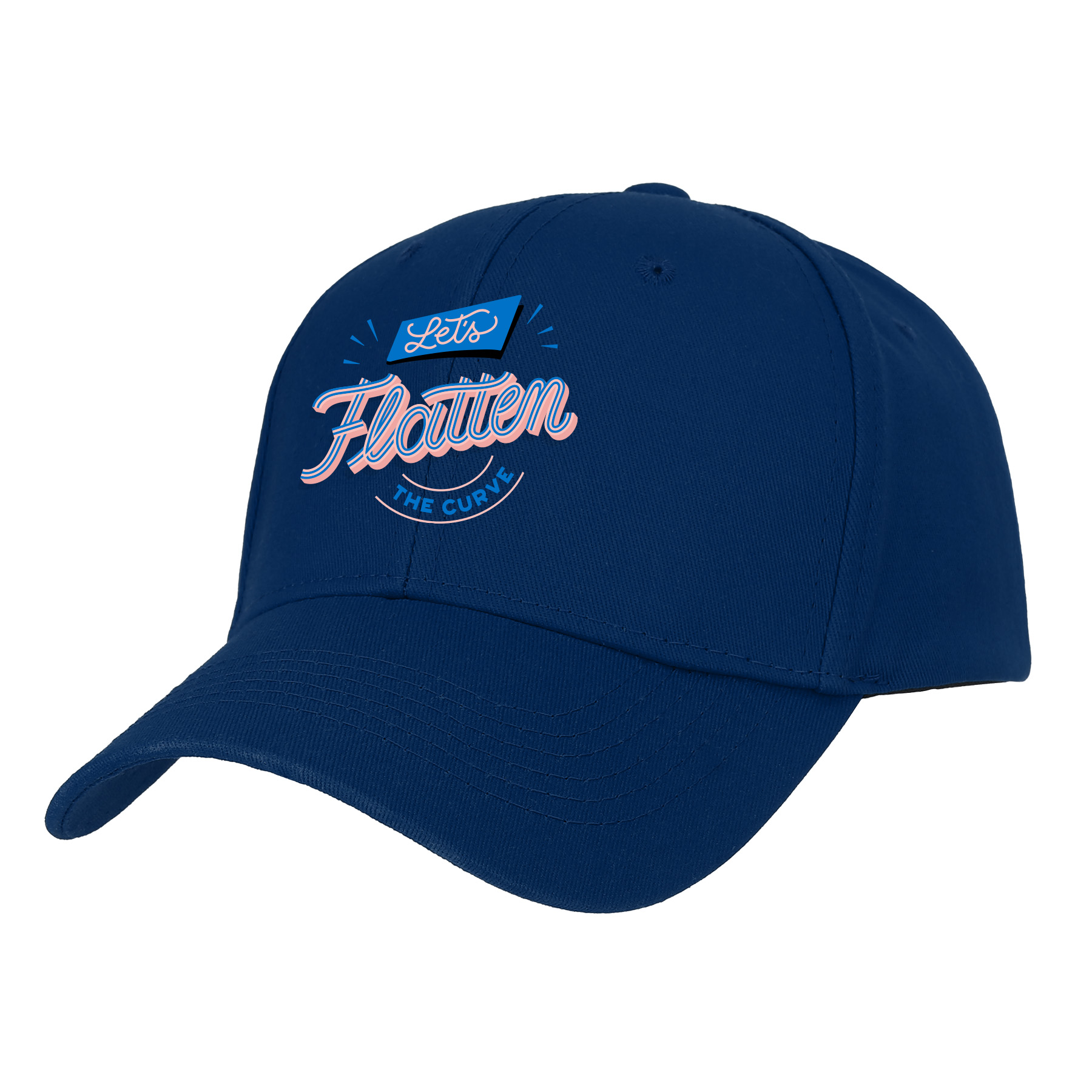 6 Panel 100% Cotton Twill Baseball Cap 3