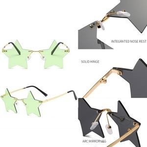 Pentagram Personalized Trendy Party Eyeglasses 4