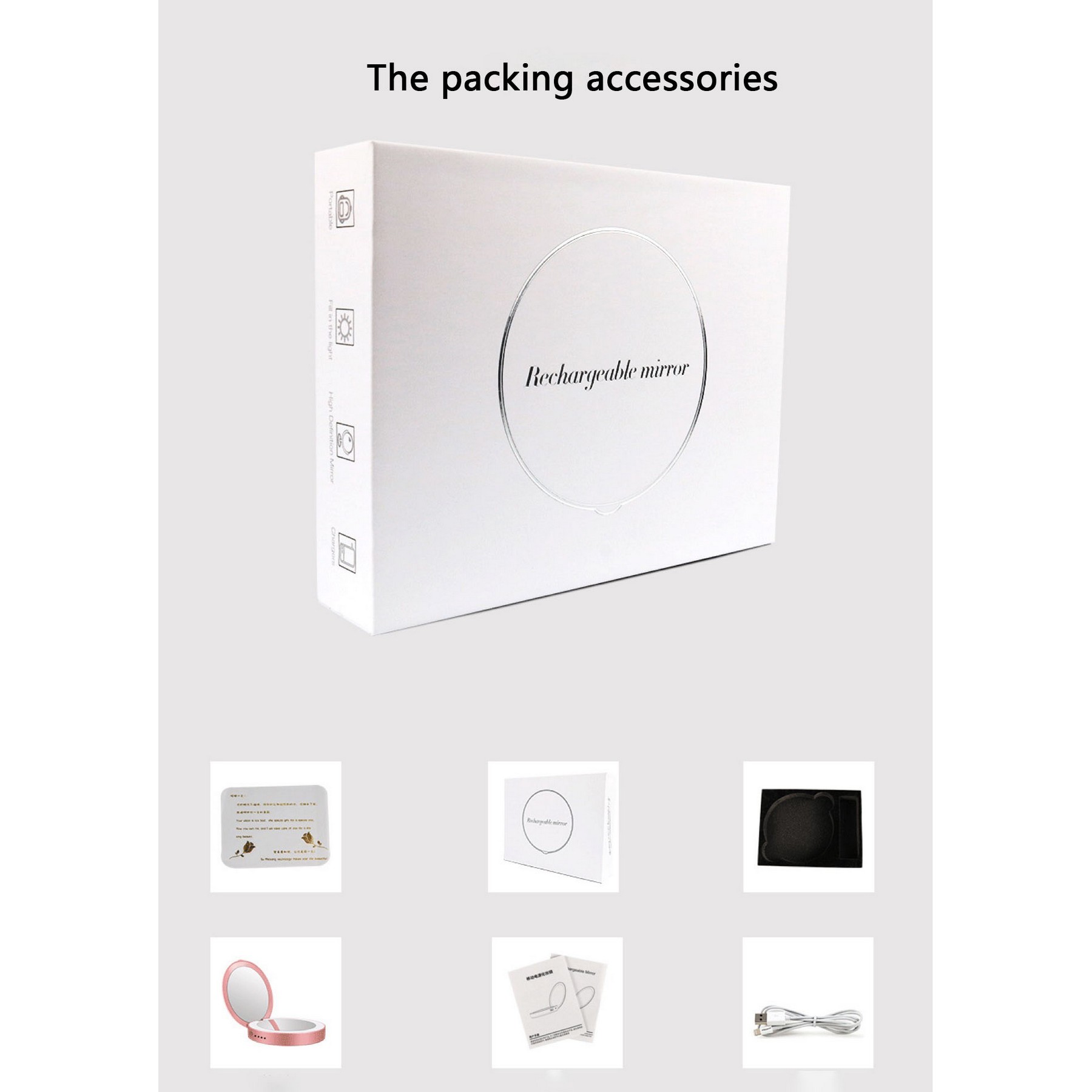 Pearl Compact Mirror And Charger 3
