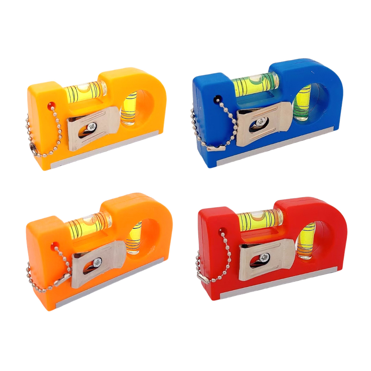 Mini Multi Tool Level with Pencil Sharpener and Keychain 2