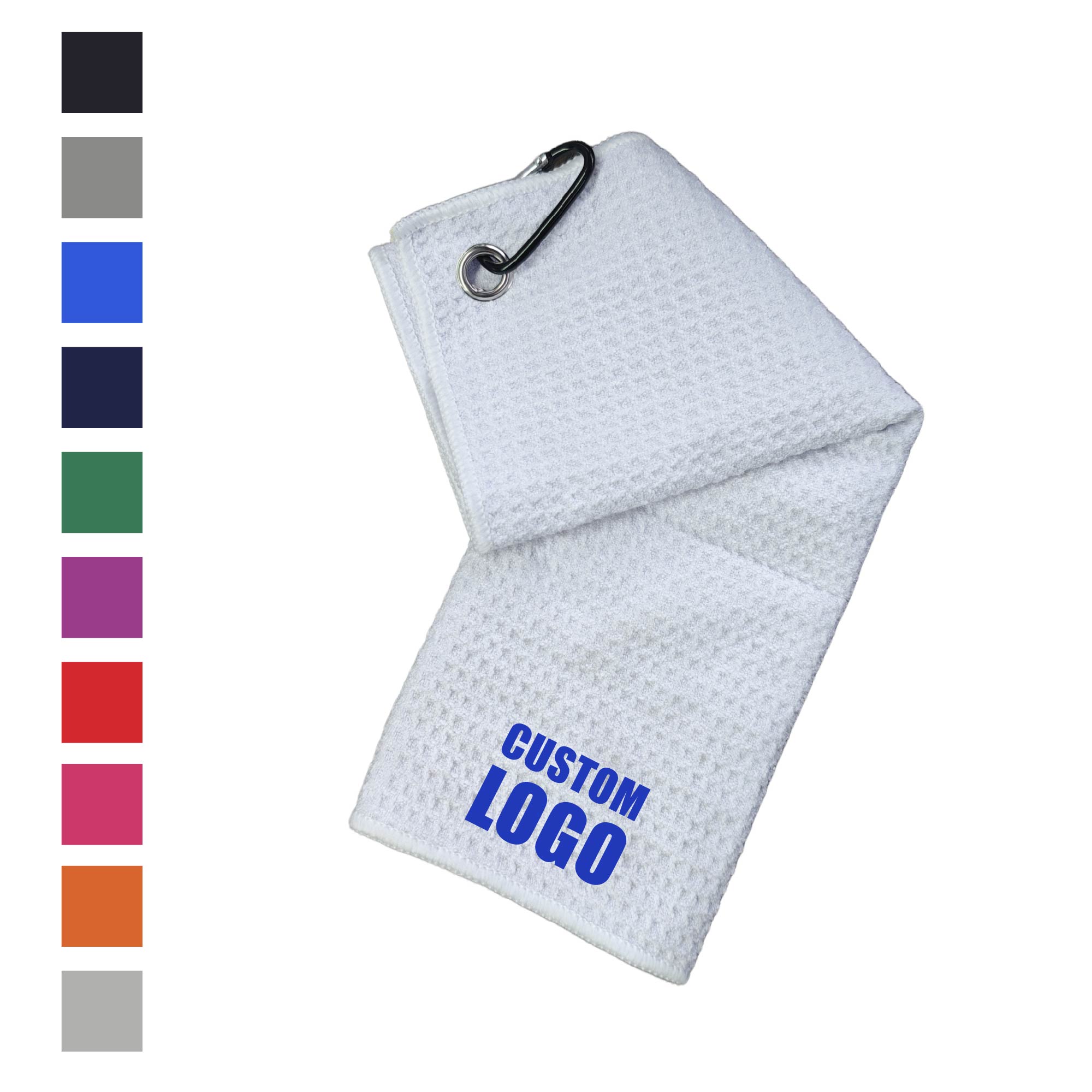 MOQ 10pcs Golf Absorbent Towel with Hook 2