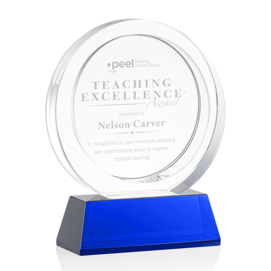 Templeton Award on Base - Blue 10