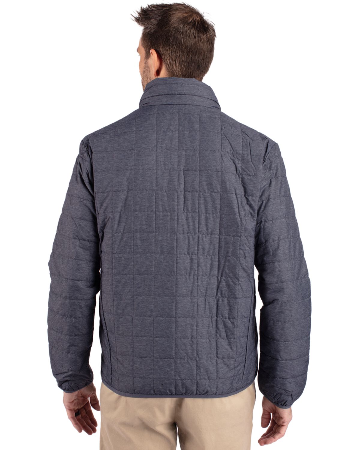 Rainier PrimaLoft Mens Eco Insulated Full Zip Puffer Jacket