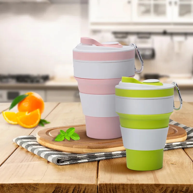 Outdoor travel silicone folding cup 6