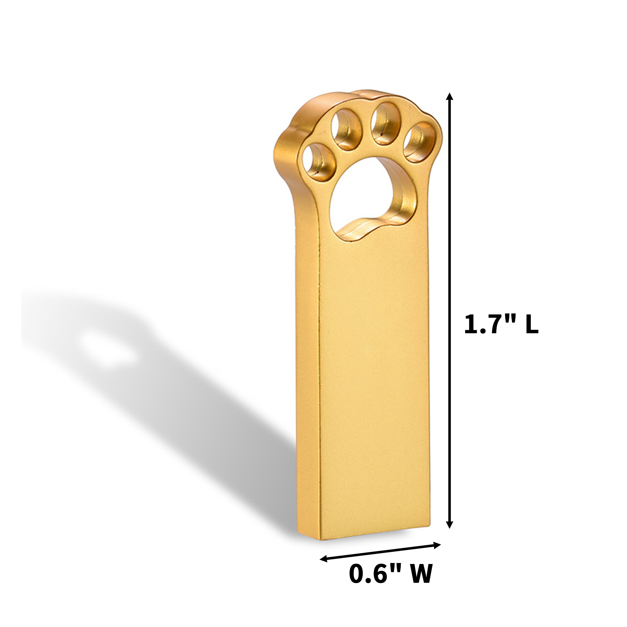 USB Flash Drive 2GB Compact Design 1.7" 5