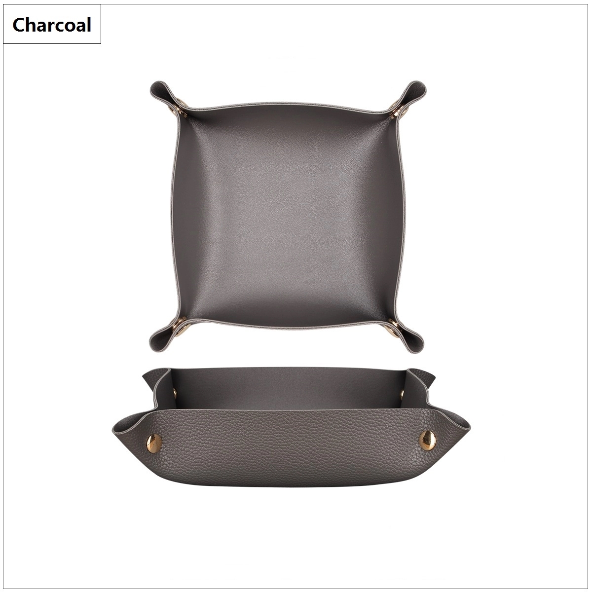 PU Leather Catchall Valet Tray 7