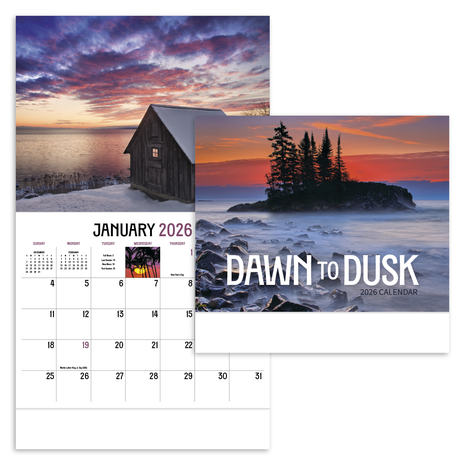 HotLine® Products Dawn to Dusk Appointment Calendar - Stapled