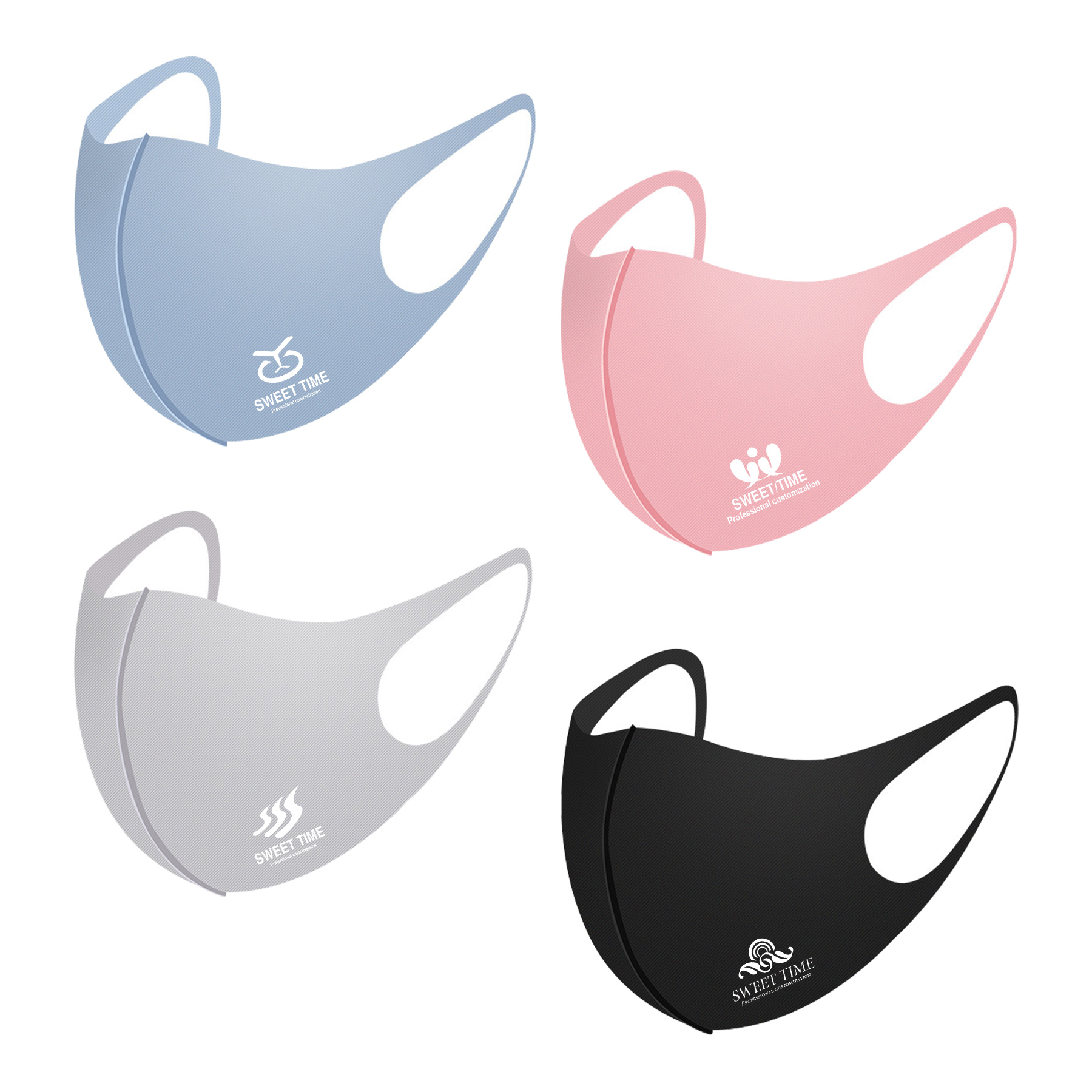 Washable Ice Silk Face Masks 2