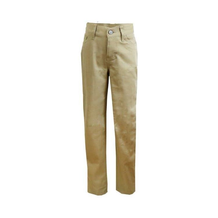 Junior Girls' Uniform Pants - Size 13/14 Khaki Skinny Leg 2