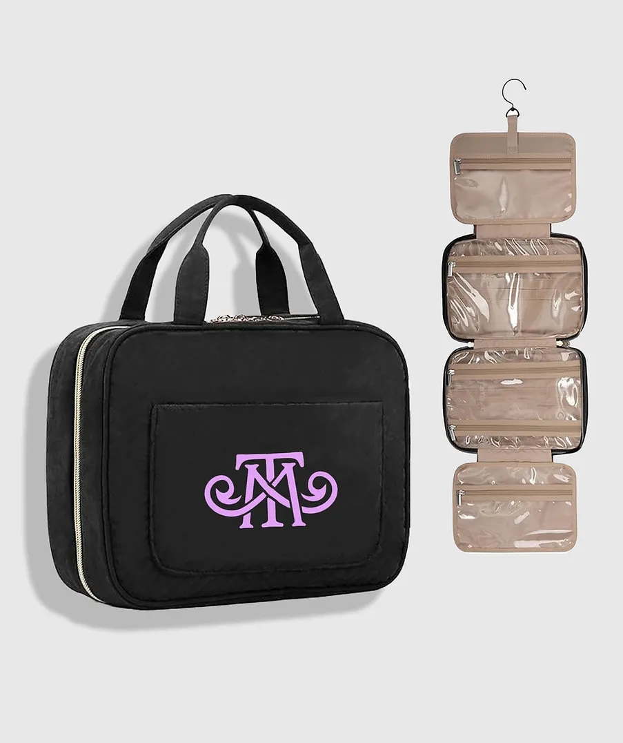 Fold Up Toiletry Bag with Hanging Hook 4