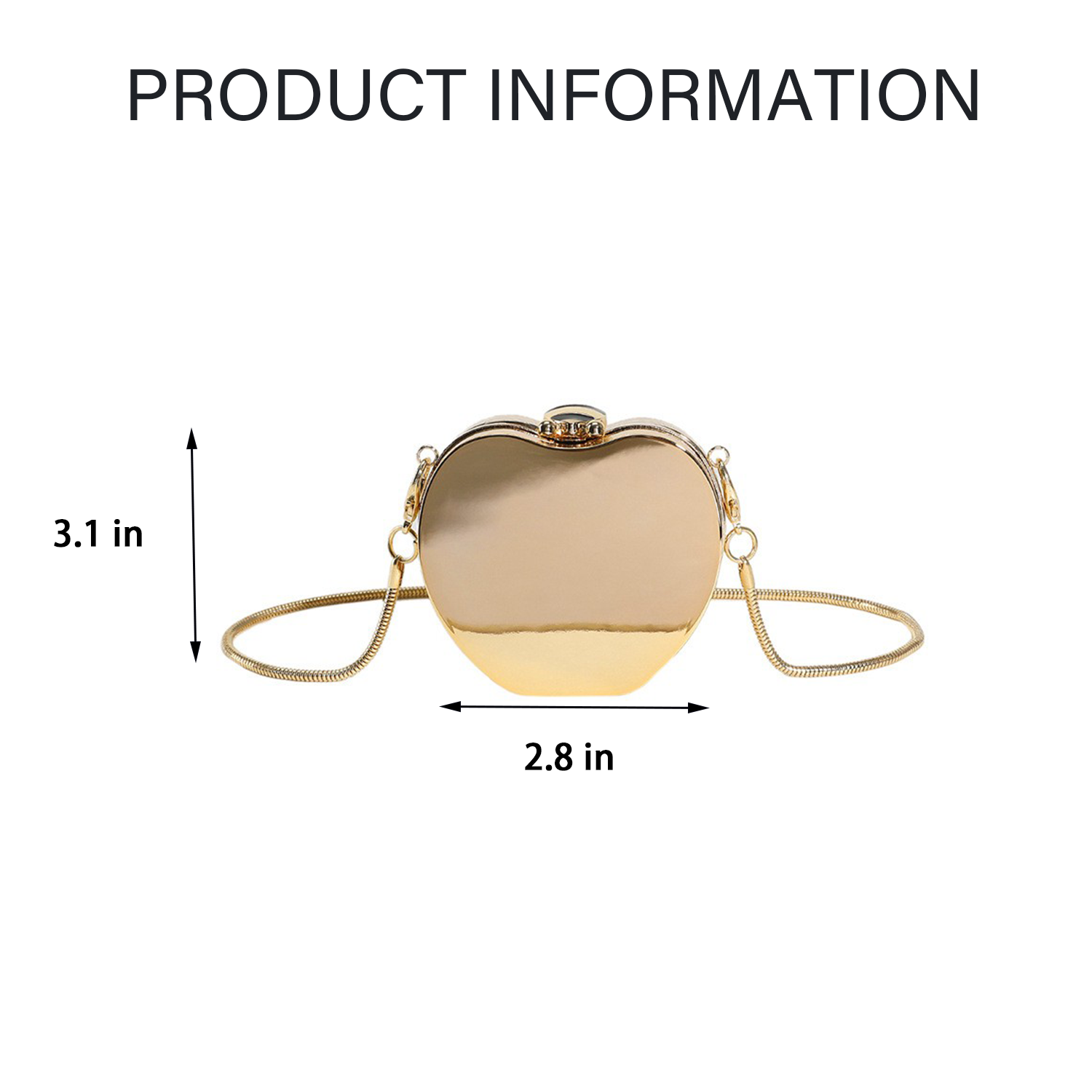 Acrylic Crossbody Chain Earphone Bag 2