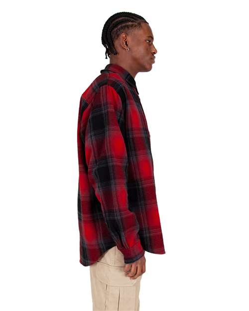 Unisex Plaid Flannel Overshirt - SHHFS 2