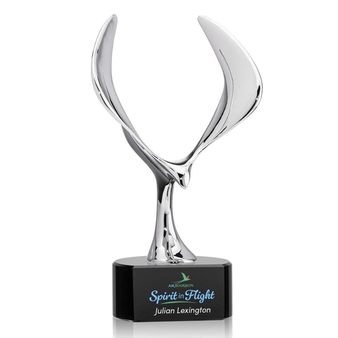 Maverick Eagle VividPrint™ Award on Paragon Base - Black