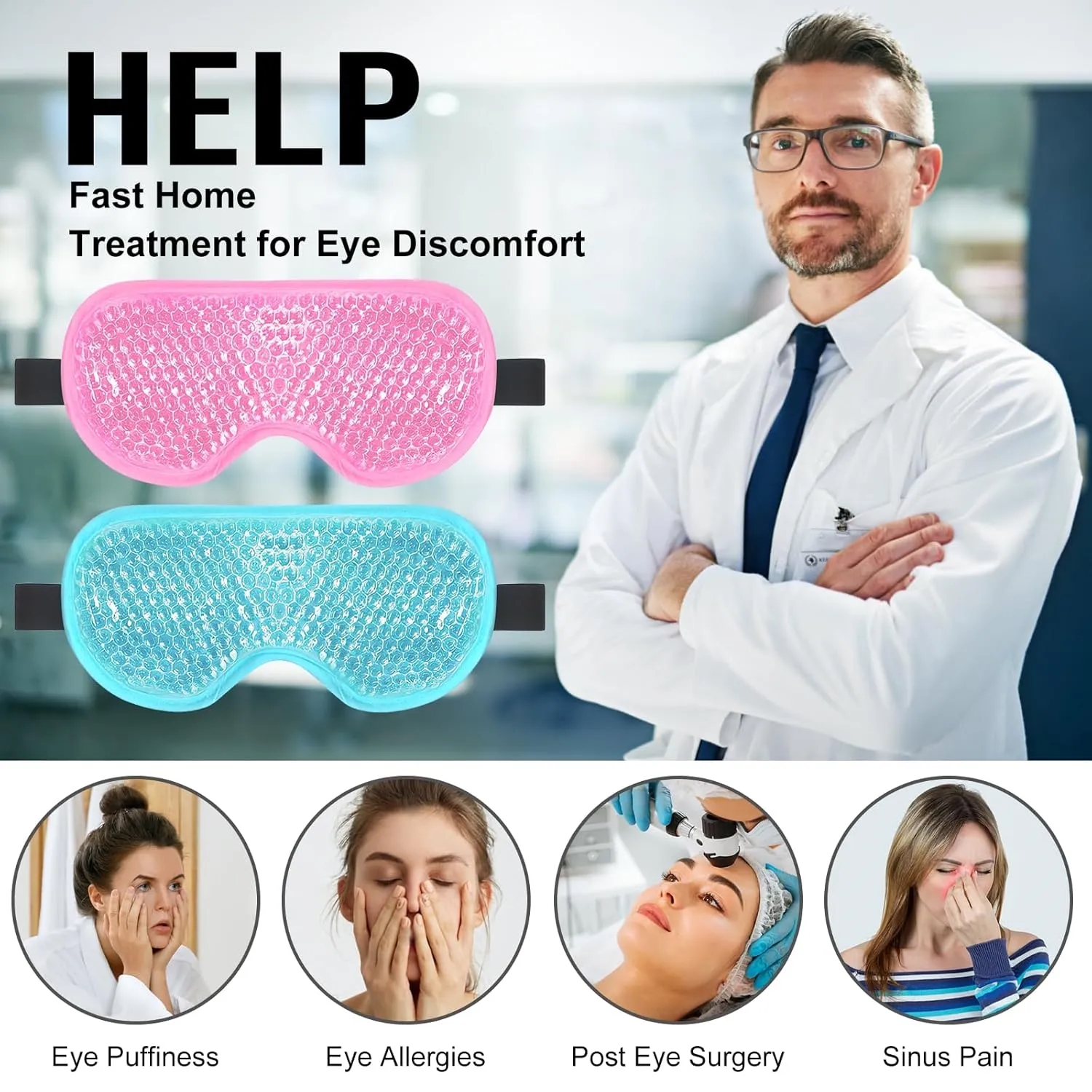 Cooling Gel Eye Mask 3