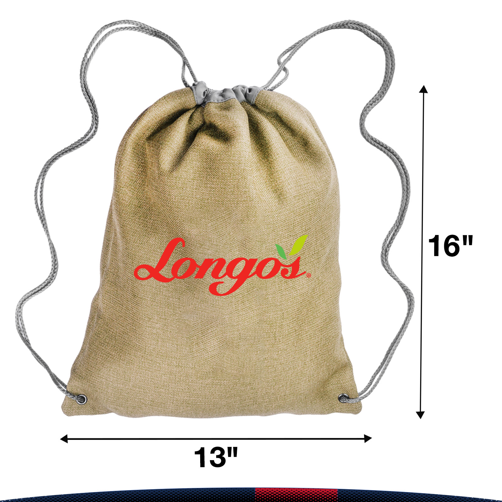 Linen Drawstring Backpacks 9