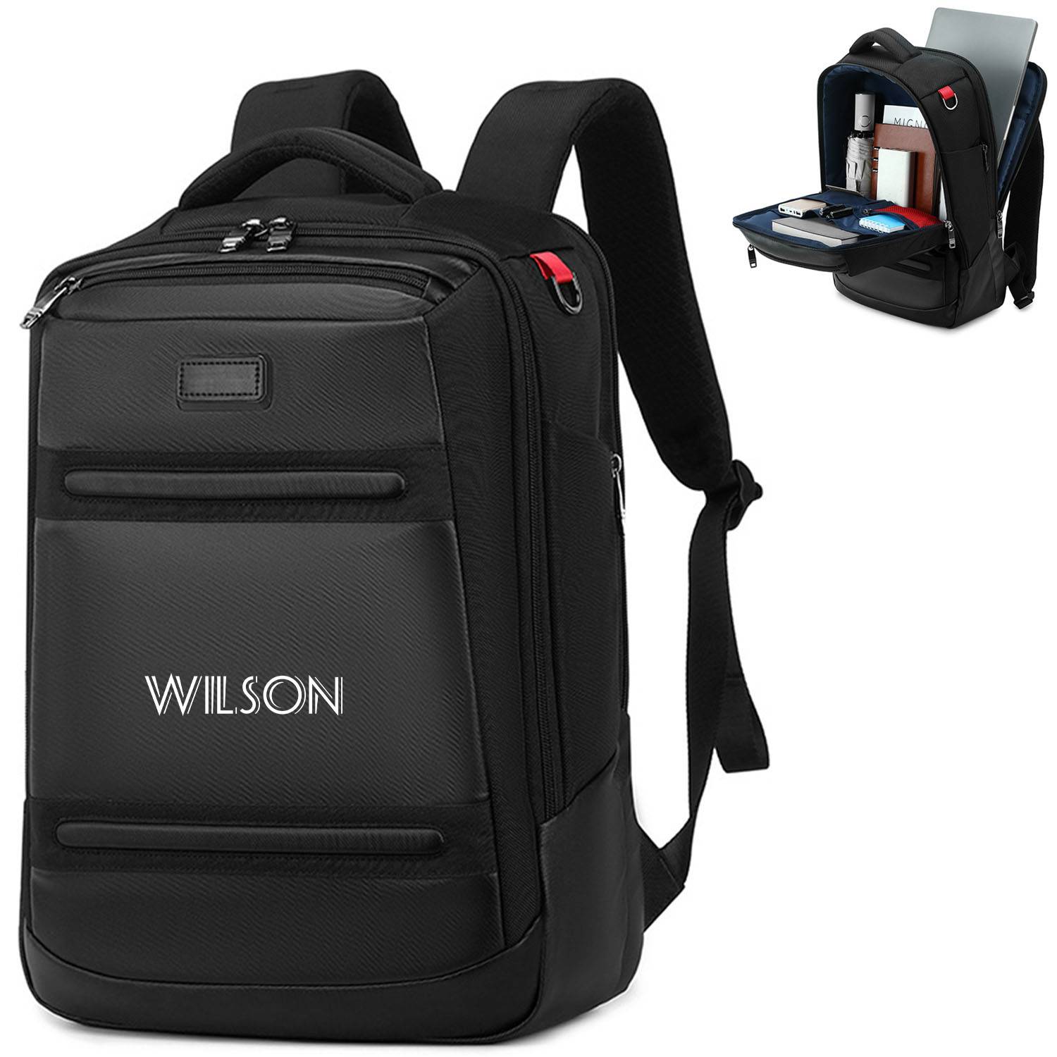 Oxford Outdoor Travel School Backpack with Usb Charging Port 2