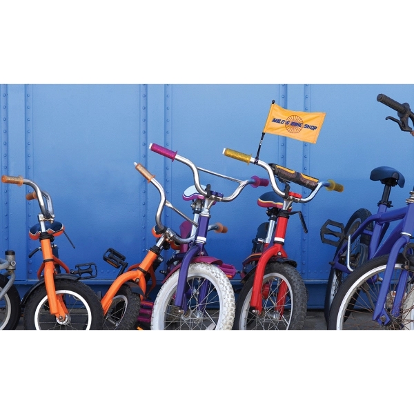 Silkscreen Bike Flags - Poly 1