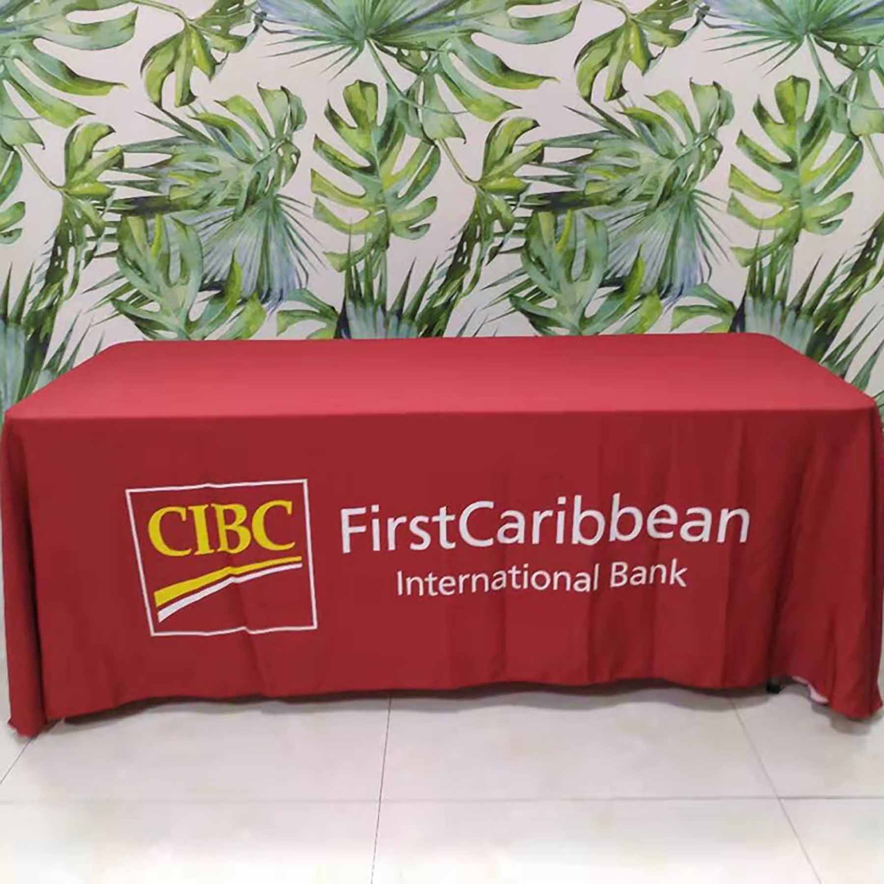 6' Dye Sublimation Standard Table Throw (Full-Color Front Only) 3